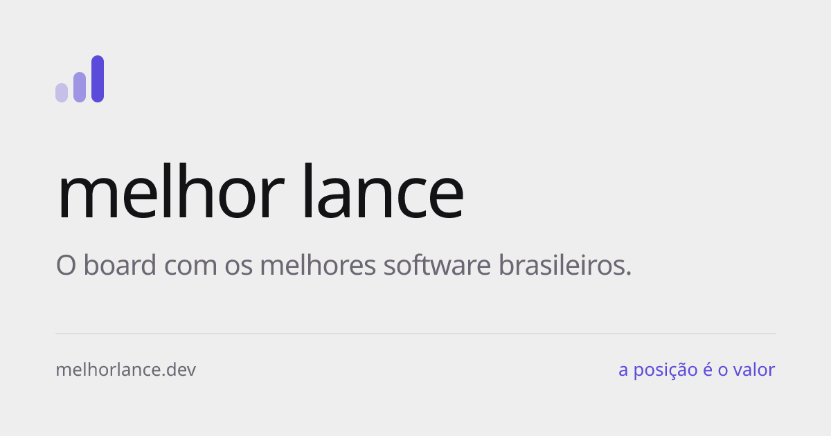 melhor lance Open Graph preview